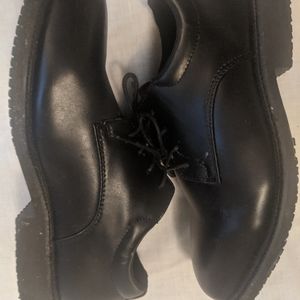 SlipGrip dress oxfords, black